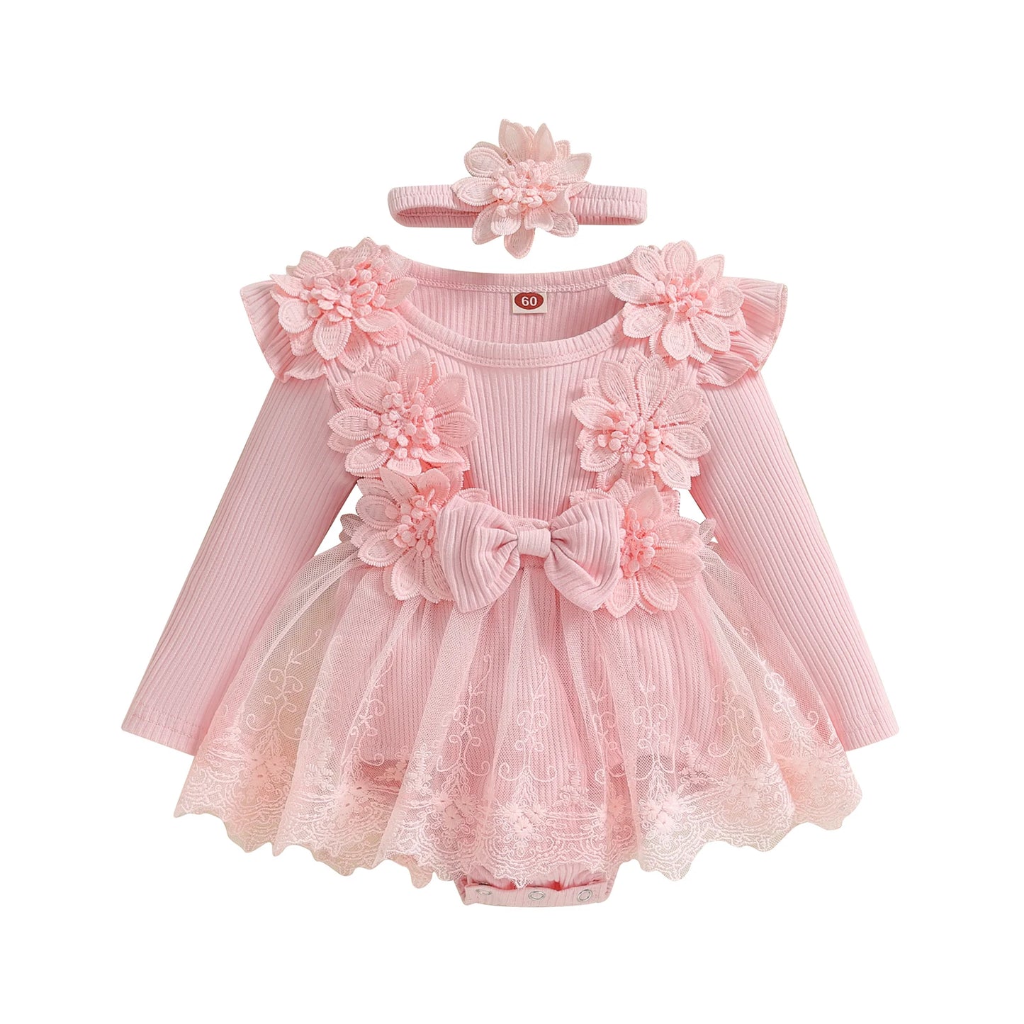 Vestido Flower Summer Baby Girls