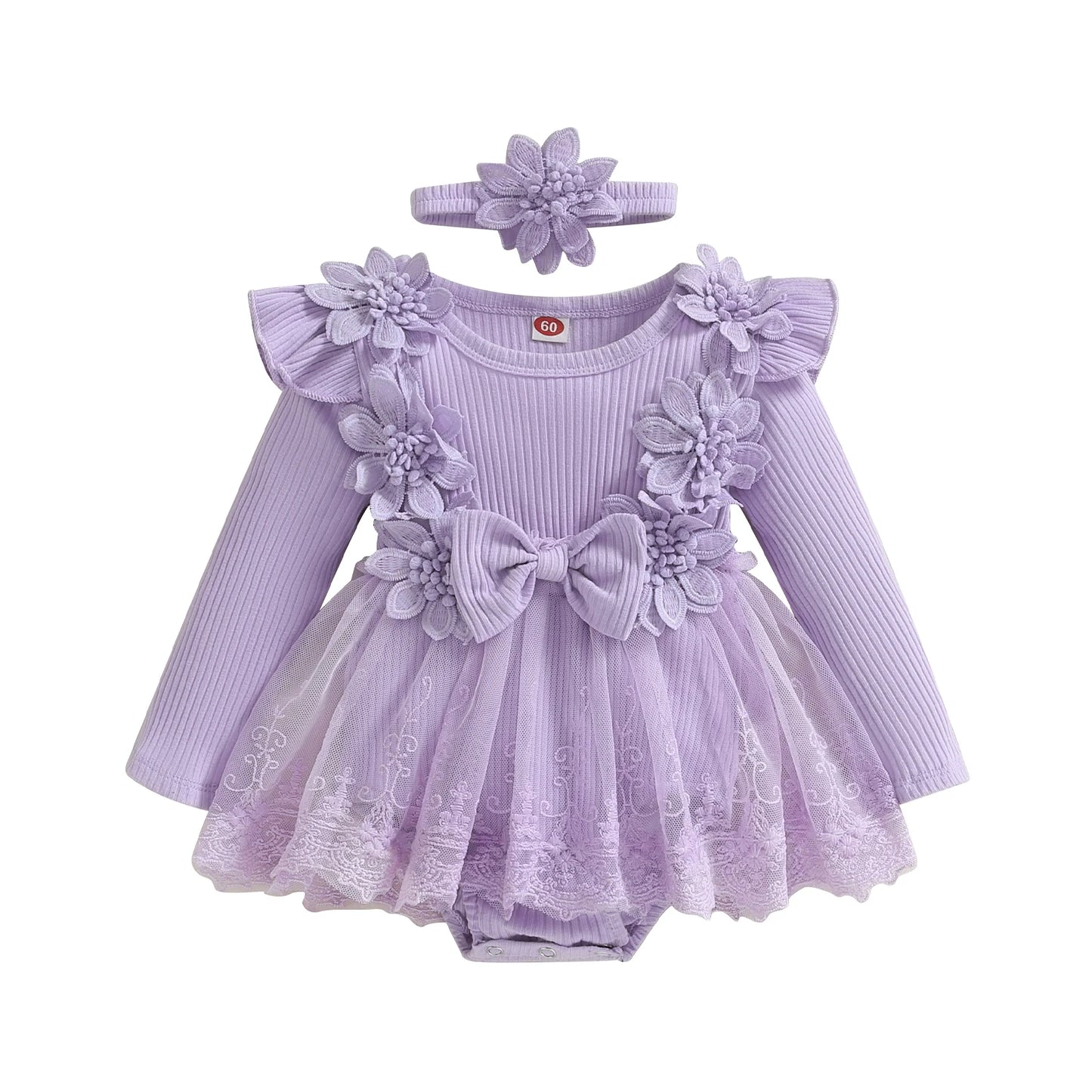 Vestido Flower Summer Baby Girls