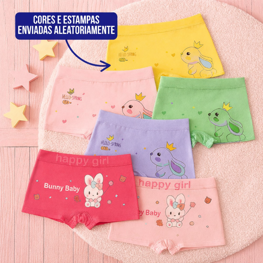 Kit 10 Short Infantil
