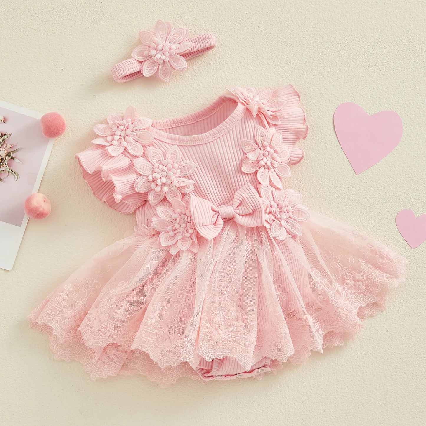 Vestido Flower Summer Baby Girls