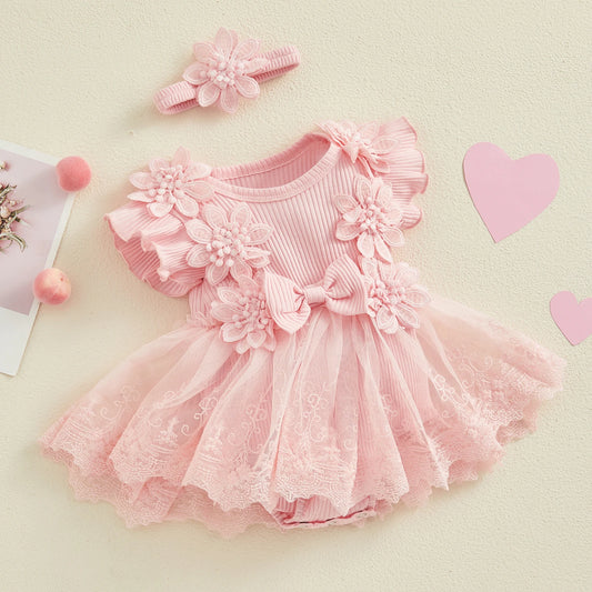 Vestido Flower Summer Baby Girls