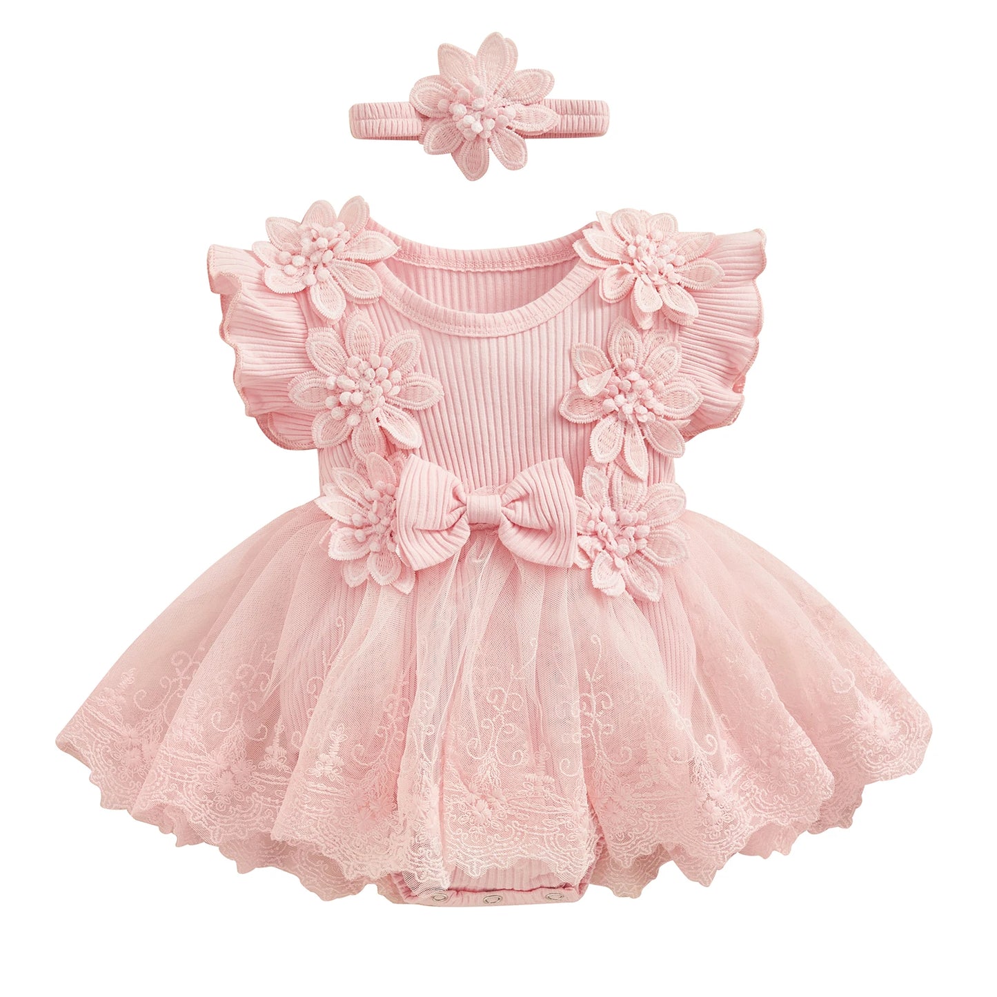 Vestido Flower Summer Baby Girls