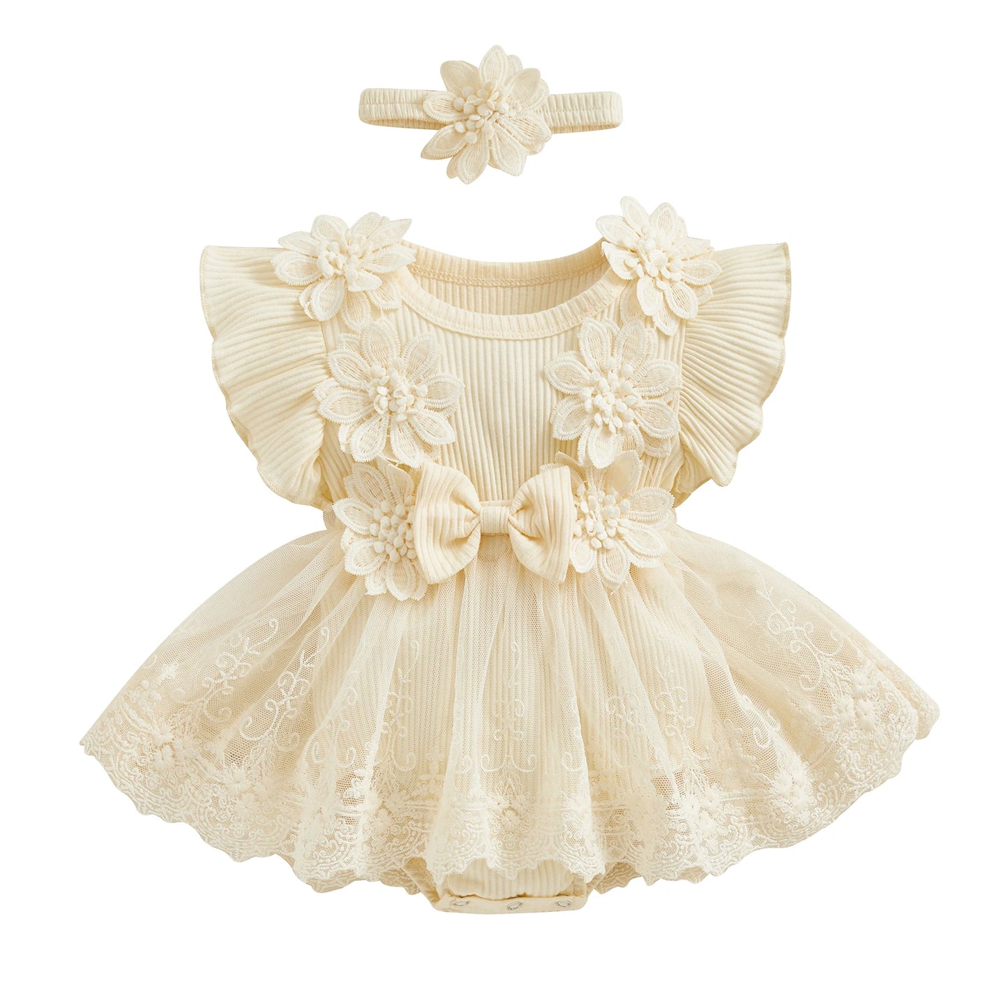 Vestido Flower Summer Baby Girls