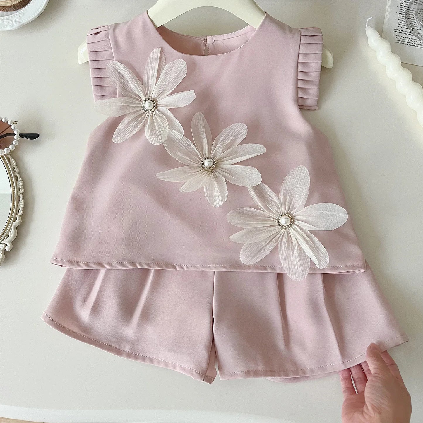 Conjunto infantil Flores