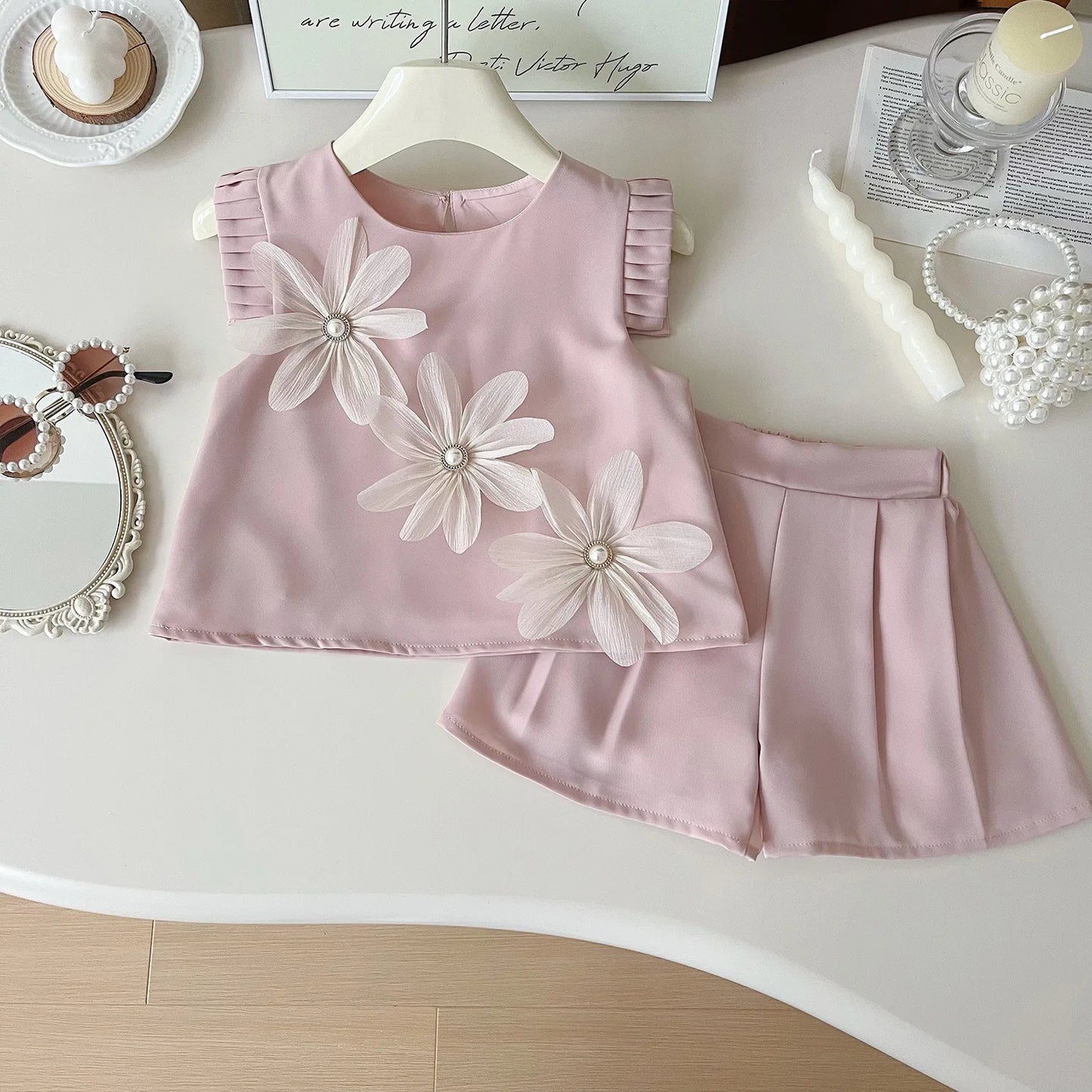 Conjunto infantil Flores