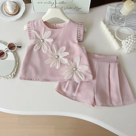 Conjunto infantil Flores