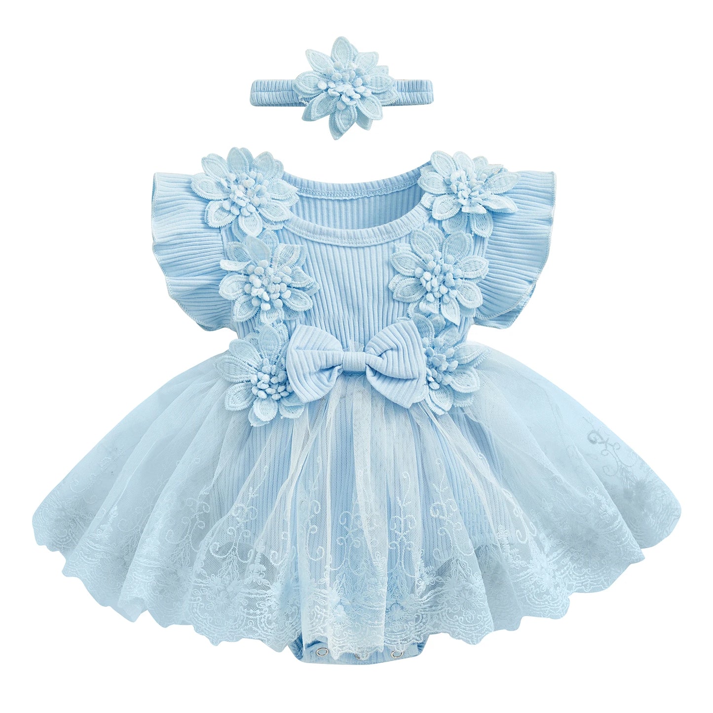 Vestido Flower Summer Baby Girls
