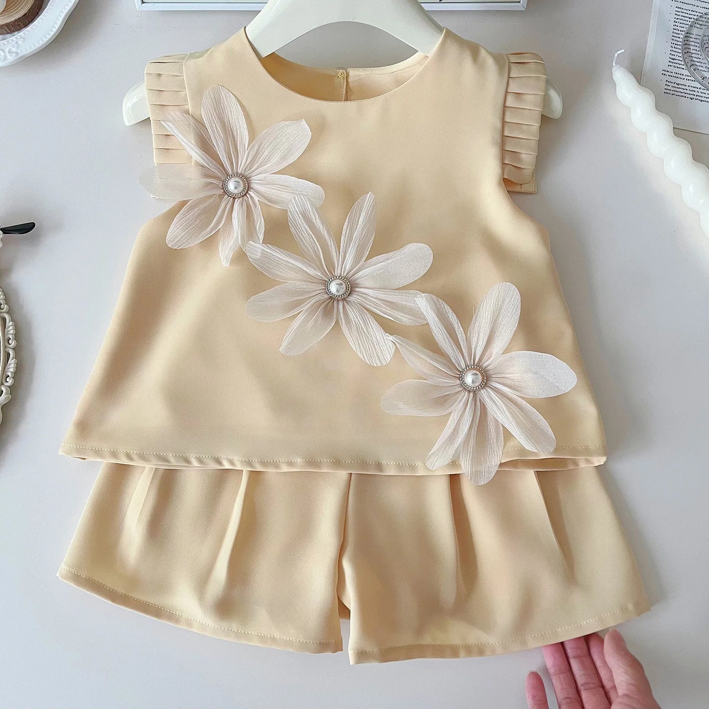 Conjunto infantil Flores