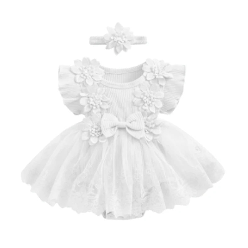 Vestido Flower Summer Baby Girls