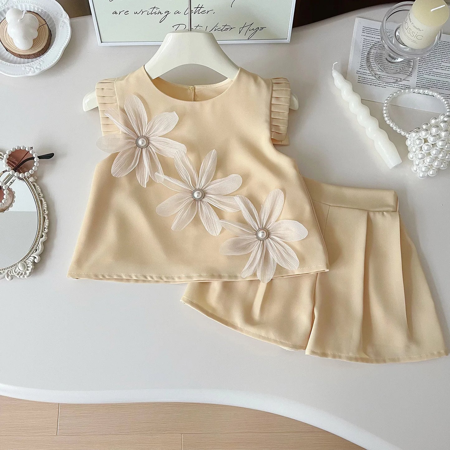 Conjunto infantil Flores
